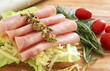 Tasty open sandwich on wholewheat bread Tasty open sandwich on wholewheat bread
