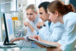 group of scientists working at the laboratory