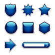 Glossy Buttons with chrome borders