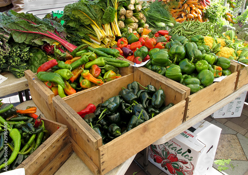 Photo: Organic Produce at Farmers Market Organic Produce at Farmers Market