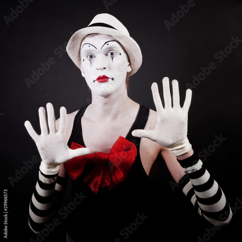 Theatre Makeup on Theater Actor In Makeup Funny Mime    Igor Korionov  29966573   See