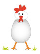Huhn im Ei