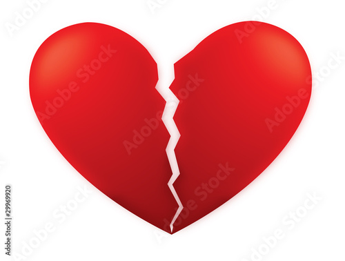 Vector: broken heart broken heart