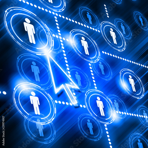 Illustration: model of social network model of social network