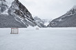 Photo: Lake Louise, frozen Lake Lake Louise, frozen Lake