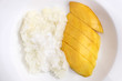 Sticky rice with mango, Thai food