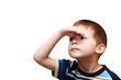 Photo: child looks forward child looks forward