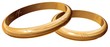 wedding rings with gravitate