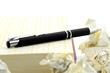 pen and book