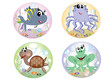 Sea animals,icons