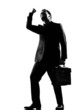 silhouette  man  anger complaigning adversity despair
