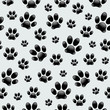 Dog's Footprints-Seamless Pattern Dog's Footprints-Seamless Pattern