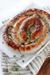 Roast homemade sausage with spices Roast homemade sausage with spices