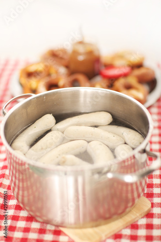 Foto: Weisswurst Kessel Weisswurst Kessel
