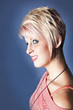 Photo: Young woman studio portrait Young woman studio portrait