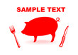 Red pig