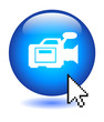 VIDEO Button (play watch media player view web camcorder icon) VIDEO Button (play watch media player view web camcorder icon)