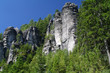 Group of sand rocks in Adrspach, Czech Republic Group of sand rocks in Adrspach, Czech Republic