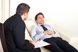 Photo: Psychiatrist with male patient Psychiatrist with male patient