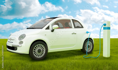 Illustration: Electric car Electric car
