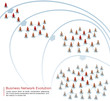 network growth simulation in four steps