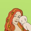 mamma con bambino mamma con bambino
