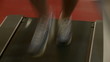 Film focused on man's legs running