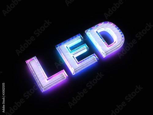 Illustration: LED technology sign LED technology sign