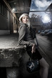 beautiful fashionable woman on the street beautiful fashionable woman on the street