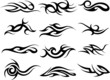 tribal fire symbol design