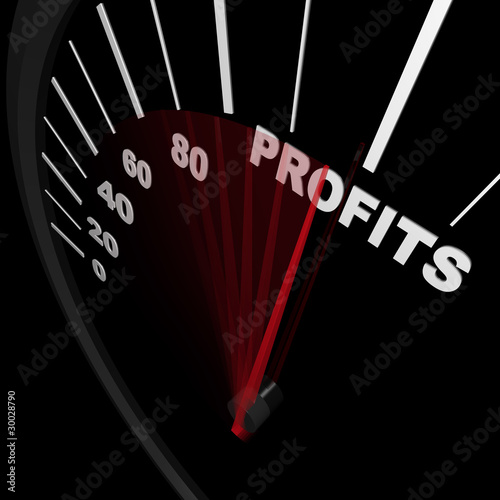 Photo: Speedometer - Rising Profits Successful Business Speedometer - Rising Profits Successful Business