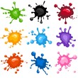 Paint splashes