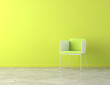 green interior copy space