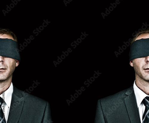 Photo: blindfolded blindfolded