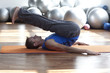 mind, body control - man practicing pilates mind, body control - man practicing pilates