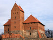Medieval castle tower in Trakai, Lithuania Medieval castle tower in Trakai, Lithuania