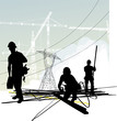 OUVRIERS SUR CHANTIER