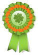 St. Patrick's day cockade with clover