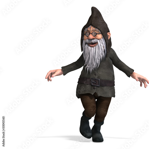 garden gnome cartoon. cute and funny cartoon garden