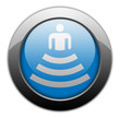 Metallic Orb Button "Amphitheater"