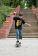 boy with skateboard