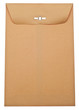 Closed Brown Envelope with Clasp Closed Brown Envelope with Clasp