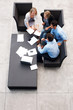 Group of businesspeople working on business project