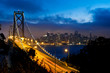 Bay Bridge and San Francisco city view Bay Bridge and San Francisco city view
