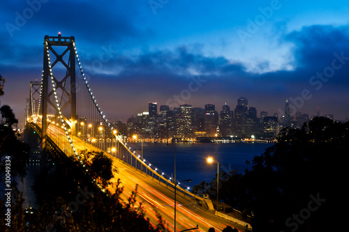Photo: Bay Bridge and San Francisco city view Bay Bridge and San Francisco city view