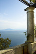 Terrace over the sea in Anacapri on island of Capri in Italy