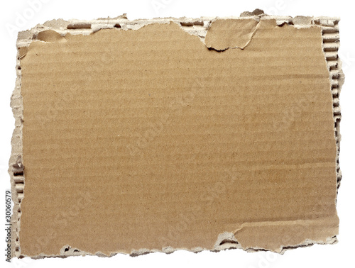 Photo: ripped cardboard piece paper note ripped cardboard piece paper note