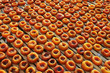 Drying persimmons,Fujian,China