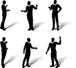 Set of businessmen - 1 Set of businessmen - 1