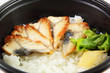 Japanese food rice with eel.